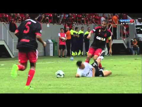 HD Jogo completo Flamengo 1 x 1 Figueirense Primeira liga 1º Fase 3º rodada