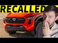 The new Toyota Tacoma and Honda Pilot are getting RECALLED on a massive scale...