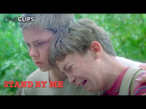 Chris & Gordie Deal With Death (ft. River Phoenix & Wil Wheaton) | Stand By Me | CineClips