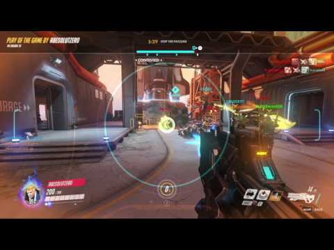 Soldier 76 Quad-Kill Achievement Get!