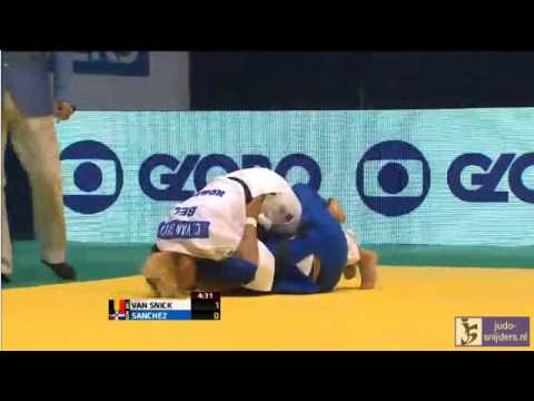 Judo 2013 World Championship Rio de Janeiro: van Snick (BEL) - Sanchez (DOM) [-48kg]