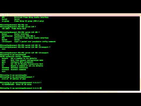 MPLS AtoM / Pseudowire Frame-Relay over MPLS (FoMPLS) lab in GNS3
