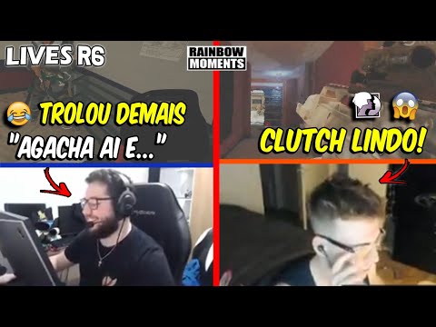 HERDS TROLANDO O PALUH, CLUTCH LINDO DO ALEMAO, NESK E OS PICKS E MAIS - MELHORES MOMENTOS LIVES R6