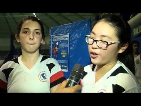 ► Declaraciones Daniela Macias & Danica Nishimura - Badminton Perú 2014