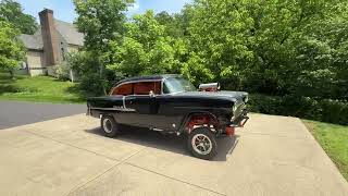 1955 Chevrolet Bel Air 2-Door Sedan Gasser Walk Around