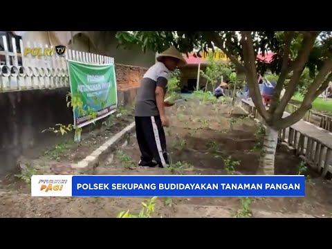 POLSEK SEKUPANG DUKUNG PROGRAM ASTA CITA PRESIDEN RI MELALUI KEGIATAN KETAHANAN PANGAN