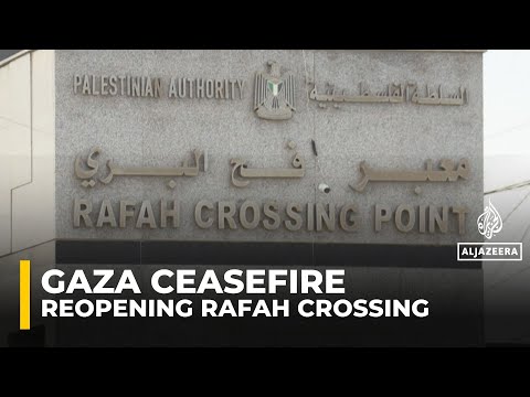 Uncertainty over Palestinian return to Gaza as Israel moves to reopen Rafah crossing