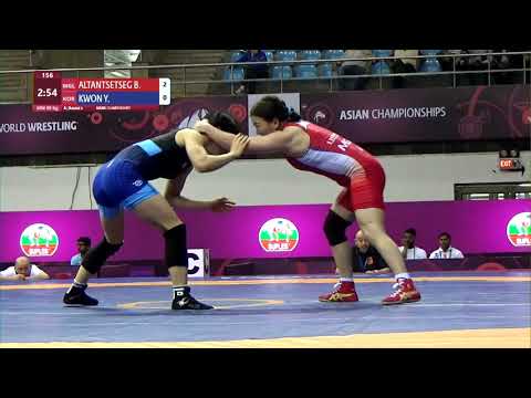 Единоборства Round 2 WW — 59 kg: B. ALTANTSETSEG (MGL) v. Y. KWON (KOR)