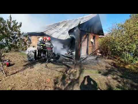 Incendiu in comuna Berceni Prahova