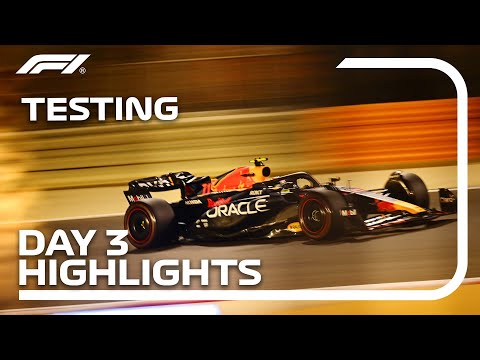 F1 2023 プレシーズンテストDay3のハイライト動画