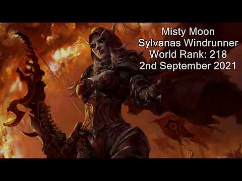 Misty Moon vs. Sylvanas Windrunner (Mythic) - Elemental Shaman PoV (NO MUSIC)