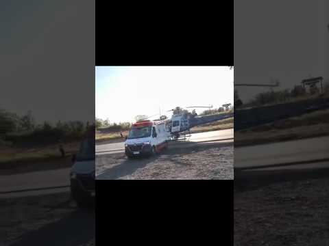 Acidente mobiliza resgate aéreo na rodovia entre Cruzeiro do Sul e Paranacity