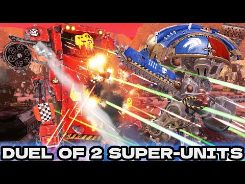 Imperial Knight vs Gorkanaut battle [WARHAMMER 40,000]