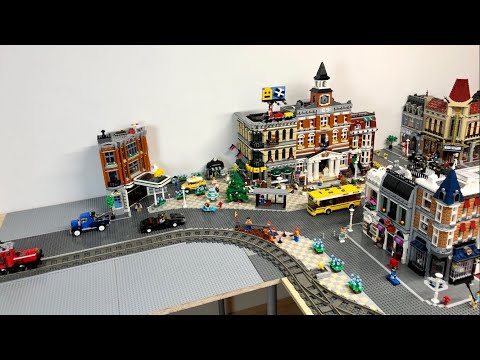 Bau einer Lego Stadt Teil 48. - Zugstrecke [5]