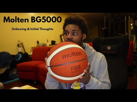 Krepšinio kamuolys competition MOLTEN B6G5000 FIBA video