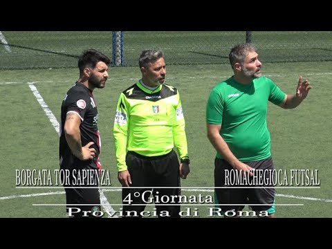 PROVINCIA DI ROMA 4°Giornata - Borgata Tor Sapienza - Romachegioca Futsal 1-4