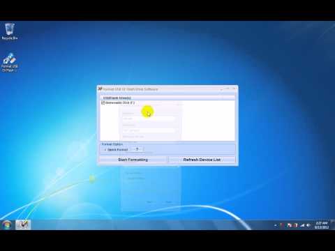 Format USB Or Flash Drive Software