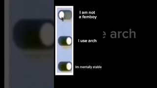 Arch linux be like (I use arch btw):