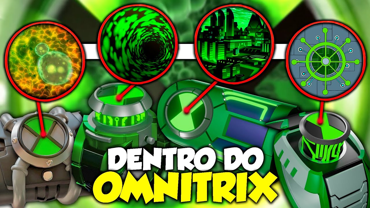Como é o Interior de Todos os Omnitrix em Ben 10!???