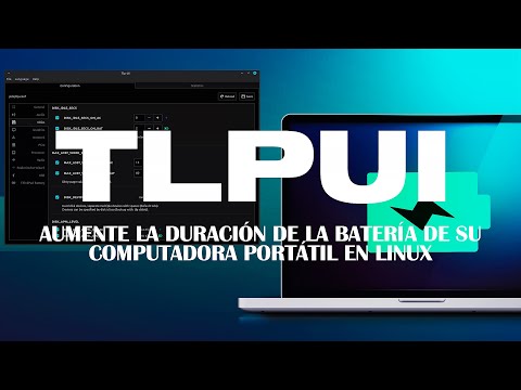 TLPUI: aumente la duración de la batería de su computadora portátil en Linux