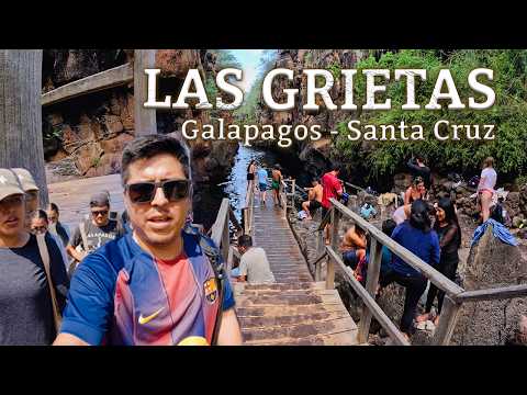 Así es visitar LAS GRIETAS | El lugar más ÉPICO de Santa Cruz, Galápagos