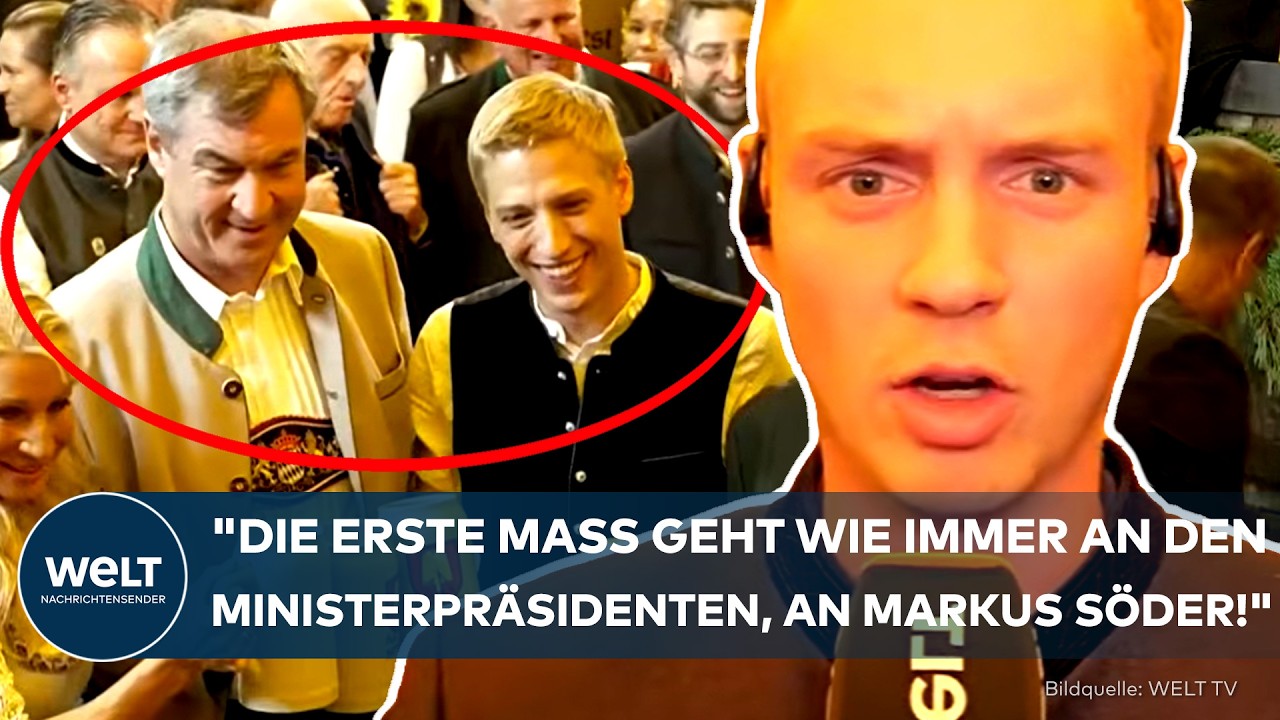 OKTOBERFEST 2026 ERÖFFNET: "6,5 Millionen Liter Bier!" Dominik Krause zapft das erste Fass an!