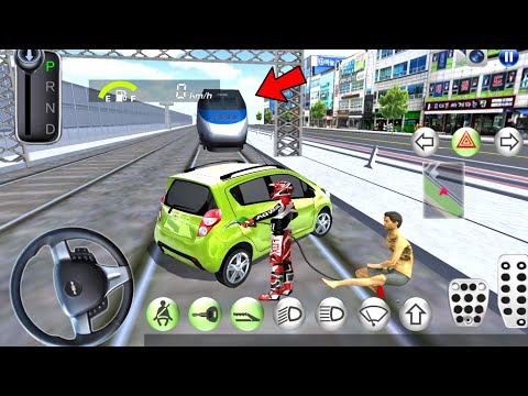 3D Micro Car Driving City Railway Station - Car Game Android Gameplay