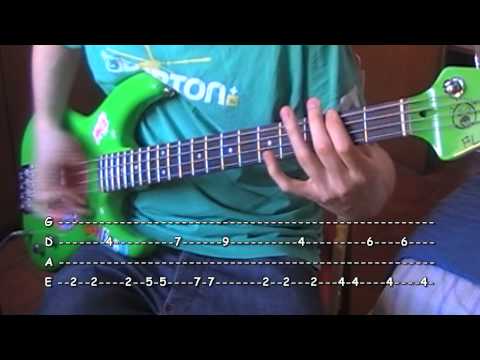 Higher Ground bass TAB Red Hot Chili Peppers