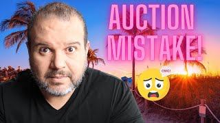 Foreclosure Auction Mistakes!  Don