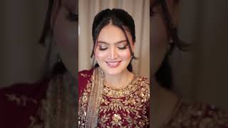 Maroon Chiffon Jamawar Bridal Lehenga with Potli - Video 4