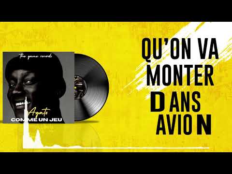 AGATO - COMME UN JEU (Lyrics video)