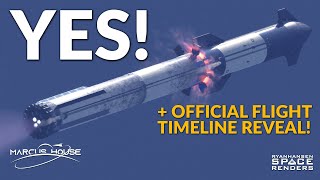 Yes! The official Starship flight timeline reveal, and FAA approves safety!