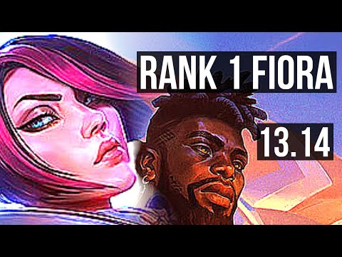 FIORA vs K'SANTE (TOP) | Rank 1 Fiora, Rank 8, 4/0/1, 800+ games | KR Master | 13.14