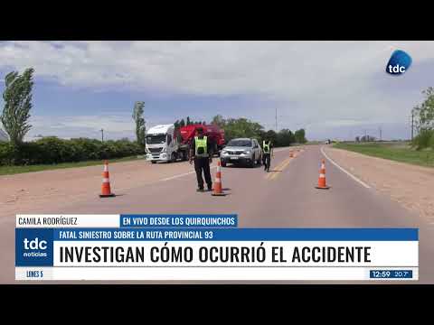 CAMILA RODRÍGUEZ | UN HOMBRE DE LOS QUIRQUINCHOS PERDIÓ LA VIDA