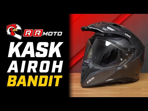 AIROH BANDIT - kask ADV, czyli z daszkiem, który można odpiąć