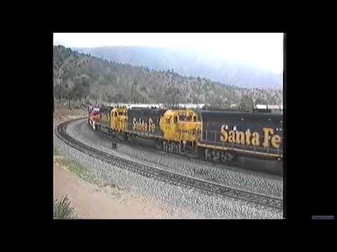 Classic Railroad Series 1166 - Santa Fe climbs the Tehachapi Loop 1994