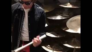 OSCAR D'AURIA - Sabian Cymbal/Vic Firth Drumsticks  - ZONA SOUL Drum Shop