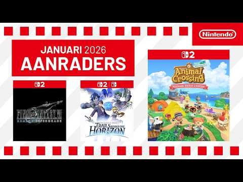Maandelijkse hoogtepunten – Januari 2026 (Nintendo Switch 2 / Nintendo Switch)