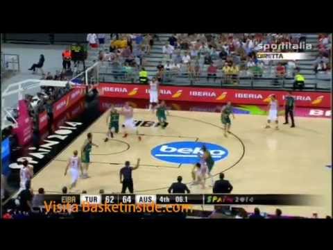 BASKETINSIDE.COM//Preldzic game winner Turkey-Australia (Sportitalia)