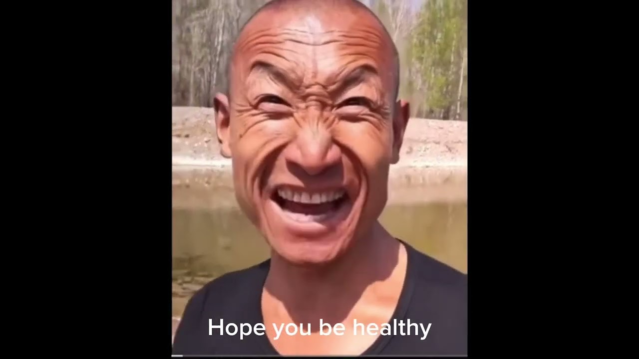 Chinese man explaining meme with lyrics