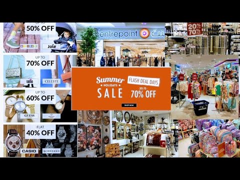 Promoção de férias de verão do Centrepoint com 20% a 70% de desconto | Grande promoção | Mega venda | Centrepoint Home center
