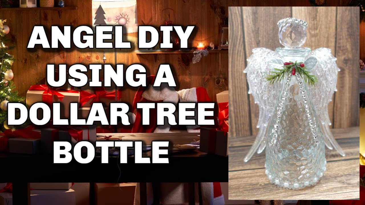 Easy Angel diy using Dollar Tree items