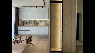 Современная угловая белая кухня с подсветкой Проект 125 фото 9