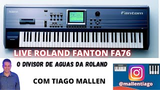 Video thumbnail for LIVE - ROLAND FA76 -O DIVISOR DE ÁGUAS DA ROLAND  (COM TIAGO MALLEN) #105 #live by Tiago Mallen