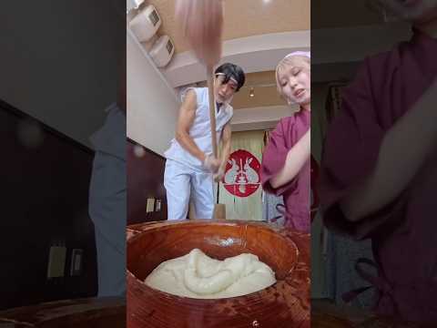 일본 모치츠키를 만드는 재밌는 현장 #일본 #떡방아 #모찌 #전통 #일본전통