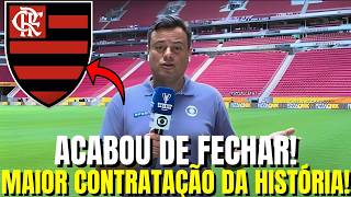 EXPLODIU NESSA TARDE! TORCIDA FOI A LOUCURA! ACABOU DE CONFIRMAR! NOTÍCIAS DO FLAMENGO!