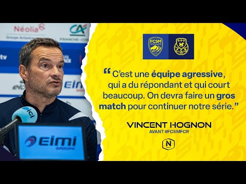 💬 Vincent Hognon before FCSM-FC Rouen