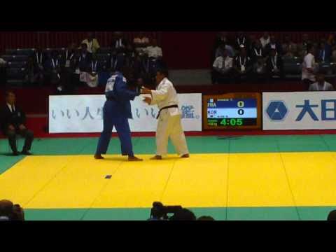 2010 Judo Worlds Riner FRA vs Bum (KOR)