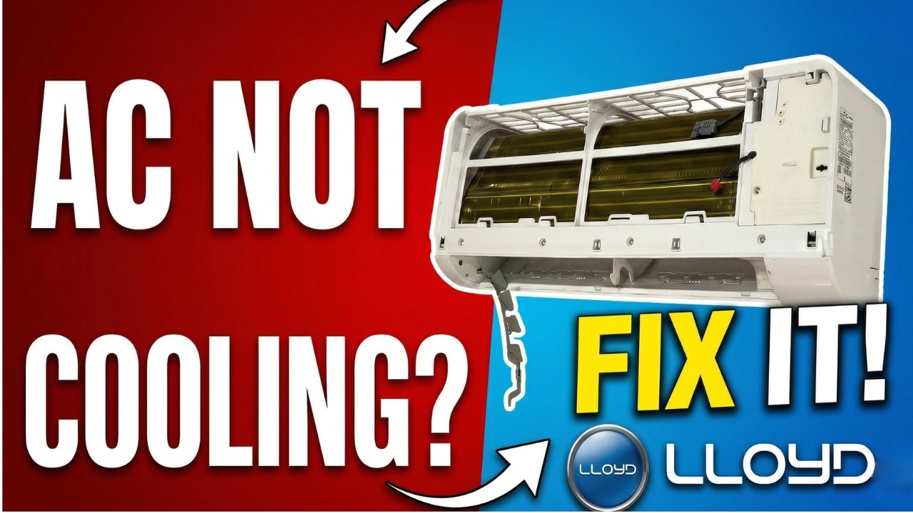 Lloyd Indoor Outdoor Ac How to Open And Fix For Ac Servicing | Lloyd Ac Service At home