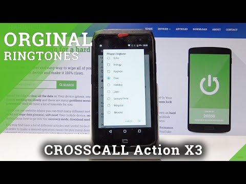 How to Change Ringtone in CROSSCALL Action X3 - Ringtone List